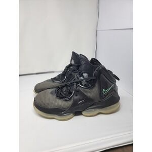 Size 10.5 - Nike LeBron 19 Black Green Glow